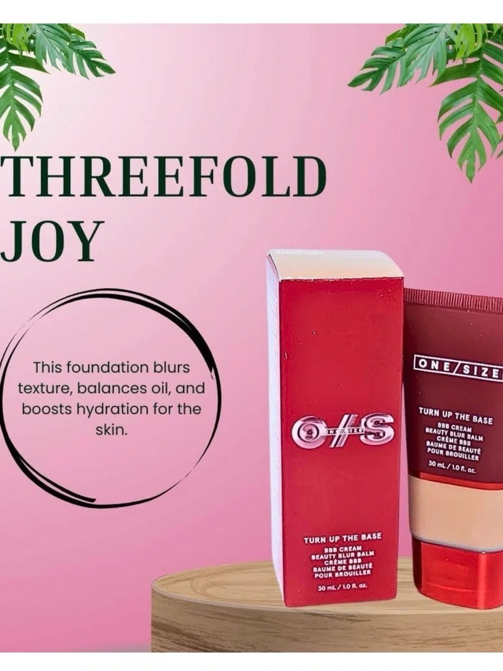 ONE/SIZE Turn Up The Base BBB BB Cream Fair 2 Rosy Blur Vegan 30mL